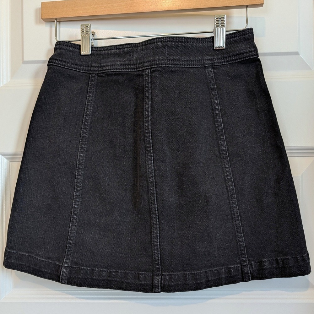 Madewell Button Front Mini Skirt - Picture 2 of 9